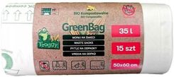Zdjęcie Froggy Worki na Odpady Bio i Zmieszane Kompostowalne Greenbag 35L 15szt.  - Nowe Miasteczko