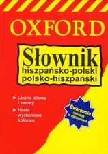 Zdjęcie Słownik hiszpańsko polski polsko hiszpański Oxford - Gościno