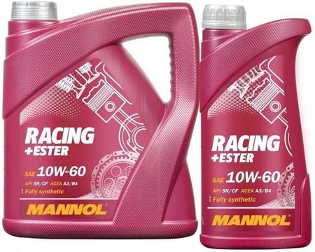 MANNOL 10W60 Racing+ Ester olej silnikowy 5L