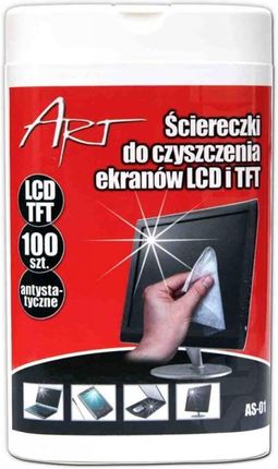 Art AS-01 ściereczki do ekranow LCD/TFT 100szt (CzART S-01)