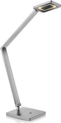 Knapstein Lampa stołowa LED Space ściemniaczem nikiel matowy