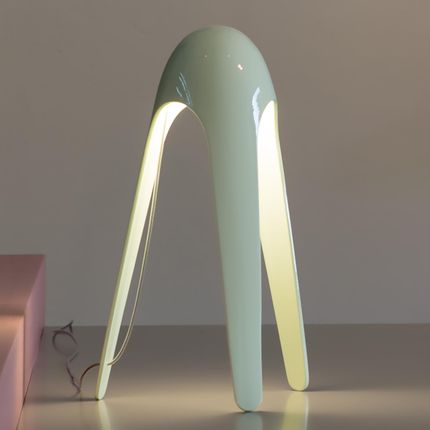 Martinelli Luce Cyborg - lampa stołowa LED zielona