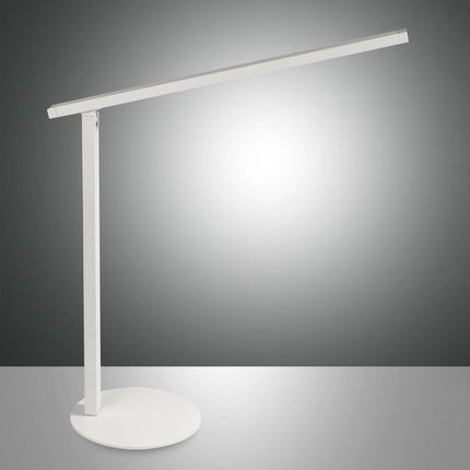 Fabas Luce Lampka biurkowa LED Ideal ze ściemniaczem, biała