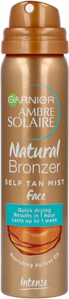 Garnier Ambre Solaire Natural Bronzer Samoopalacz Do Twarzy W Sprayu 75Ml