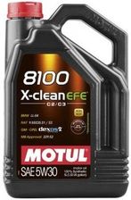 MOTUL 8100 X-CLEAN EFE 5W30 dexos2 olej silnikowy 5L - Oleje silnikowe