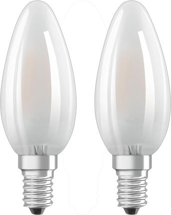 Osram żarówka świeca LED E14 4W ciepła biel 2szt.