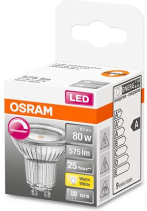 Osram szklany reflektor LED GU10 8,3W 927 120°