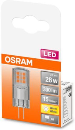 Osram żarówka sztyft LED G4 2,6W, ciepła biel