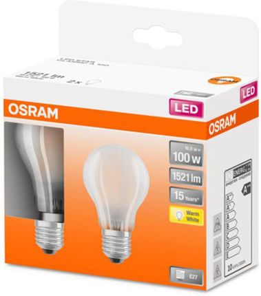 Osram Classic A żarówka LED E27 10W 2 700 K 2 szt.
