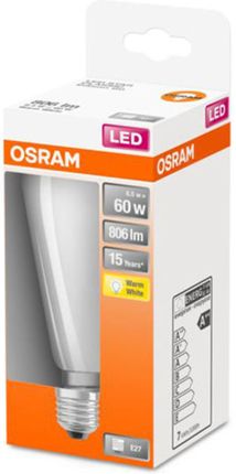 Osram Classic ST żarówka LED E27 6,5W 2 700 K opal