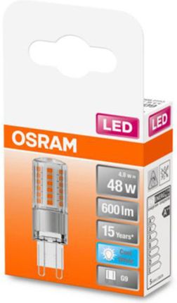 Osram żarówka sztyft G9 4,8W 4 000 K przezroczysta - zdjęcie 2