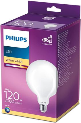 Philips LED Classic żarówka globe E27 G120 13W