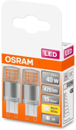 Osram żarówka sztyft LED G9 3,8W 2 700 K 2 szt.