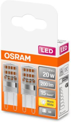 Osram żarówka sztyft LED G9 1,9W 2 700 K 2 szt.