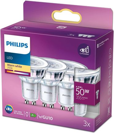 Philips reflektor LED GU10 4,6W 827 Eyecomfort 3