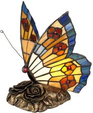 Zdjęcie Elstead Lampka dekoracyjna w kształcie motyla Tiffany QZ-OBUTTERFLY-TL - Chociwel
