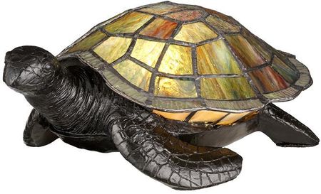 Elstead Lampka dekoracyjna w kształcie żółwia błotnego Tiffany QZ-SAWBACK-TL