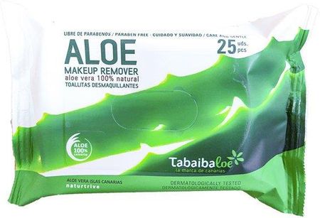 Tabaibaloe Aloe Makeup Remover Chusteczki Do Demakijażu 25szt.