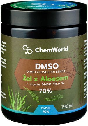 ChemWorld Żel DMSO 70% z Aloesem Meksykańskim 190 ml