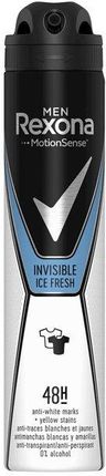 Rexona Men Invisible Ice Fresh Antyperspirant W Aerozolu  250ml