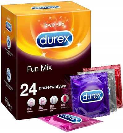 Durex Fun Mix Prezerwatywy 24szt.