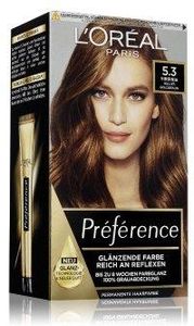 L'Oreal Preference Nr. 5.3 Helles Goldbraun farba do włosów 