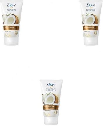 ZESTAW 3x Dove Hand Cream Restoring Kokos 75ml