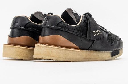 Sneakers'y damskie Clarks Tor Run Black Leather (261604774) Ceny