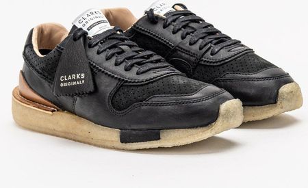 Sneakers'y damskie Clarks Tor Run Black Leather (261604774) Ceny