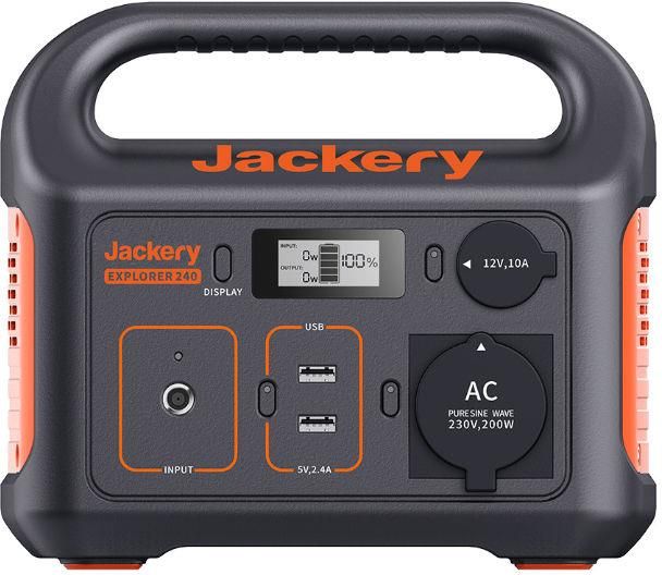 Jackery Bank Energii Explorer 240EU Przenośna Stacja Zasilania - zdjęcie 2 Jackery Bank Energii Explorer 240EU Przenośna Stacja Zasilania