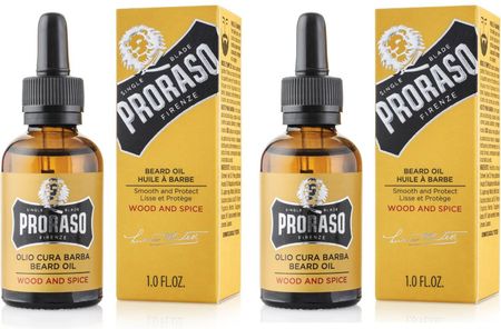Proraso Wood and Spice | Zestaw: olejek do brody 2x30ml