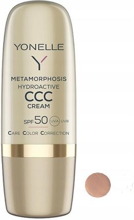 Yonelle Metamorphosis Hydroactive CCC Cream SPF 50 Hydroaktywny CCC krem (kolor Gold Tan) 30 ml