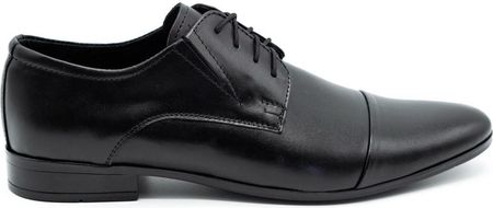 Buty męskie wizytowe ze skóry 286 czarne
