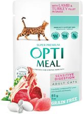 Optimeal Kot Jagnię Indyk Sensitive Digestion 85G