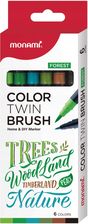 Zdjęcie Farby W Pędzelku Dwustronnym 6 Kolorów Leśnych - Wodzisław Śląski