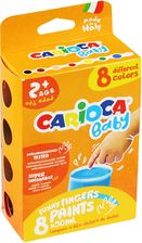 Zdjęcie Carioca Baby Farba tempera do malowania palcami 50 ml 8 kolorów - Kościan