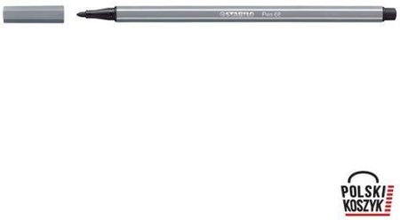 Flamaster STABILO Pen 68 brush szary zimny średni