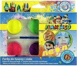 Zdjęcie Flamingo Farby Do Malowania Twarzy 6 Kolorów Neon - Grodzisk Mazowiecki