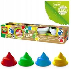 Zdjęcie Ses Creative Eco Farby Do Malowania Palcami Rękami 4 Kolory - Pelplin