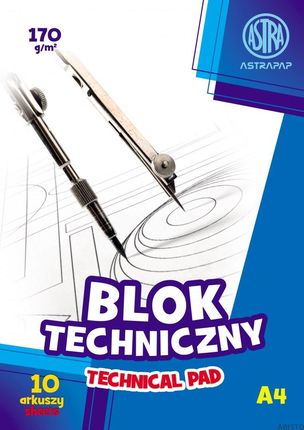 Astra Blok Techniczny Astrapap A4 170G 106119004