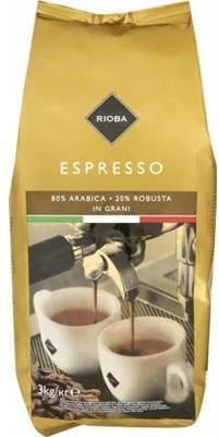 Rioba Espresso Kawa Ziarno Gold 3kg