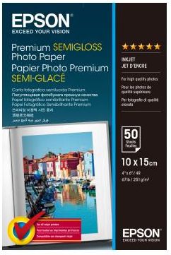 Epson Premium Semi-Gloss Photo Paper - 10x15cm - 50 Arkuszy C13S041765