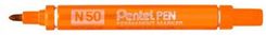 Zdjęcie Marker Permanentny N50 Okrągła Końc Pomarań Fe Pentel - Warszawa