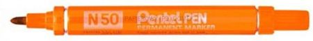 Marker Permanentny N50 Okrągła Końc Pomarań Fe Pentel