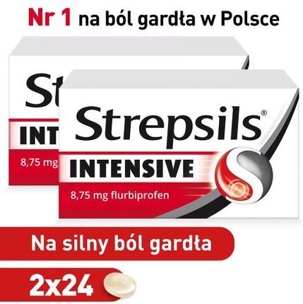 Strepsils INTENSIVE tabletki do ssania 2 x 24 szt