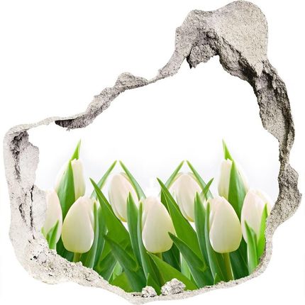 Wallmuralia.Pl Samoprzylepna naklejka fototapeta Białe tulipany (NDP30153186)