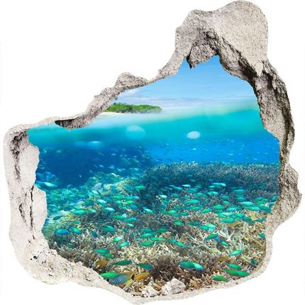 Wallmuralia.Pl naklejka fototapeta 3D widok Rafa koralowa (NDP78236057)
