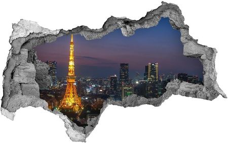 Wallmuralia.Pl Fototapeta dziura na ścianę 3d Wieża w Tokio (NDB71822864)