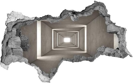 Wallmuralia.Pl Dziura 3d fototapeta naklejka Betonowy tunel (NDB73368575)