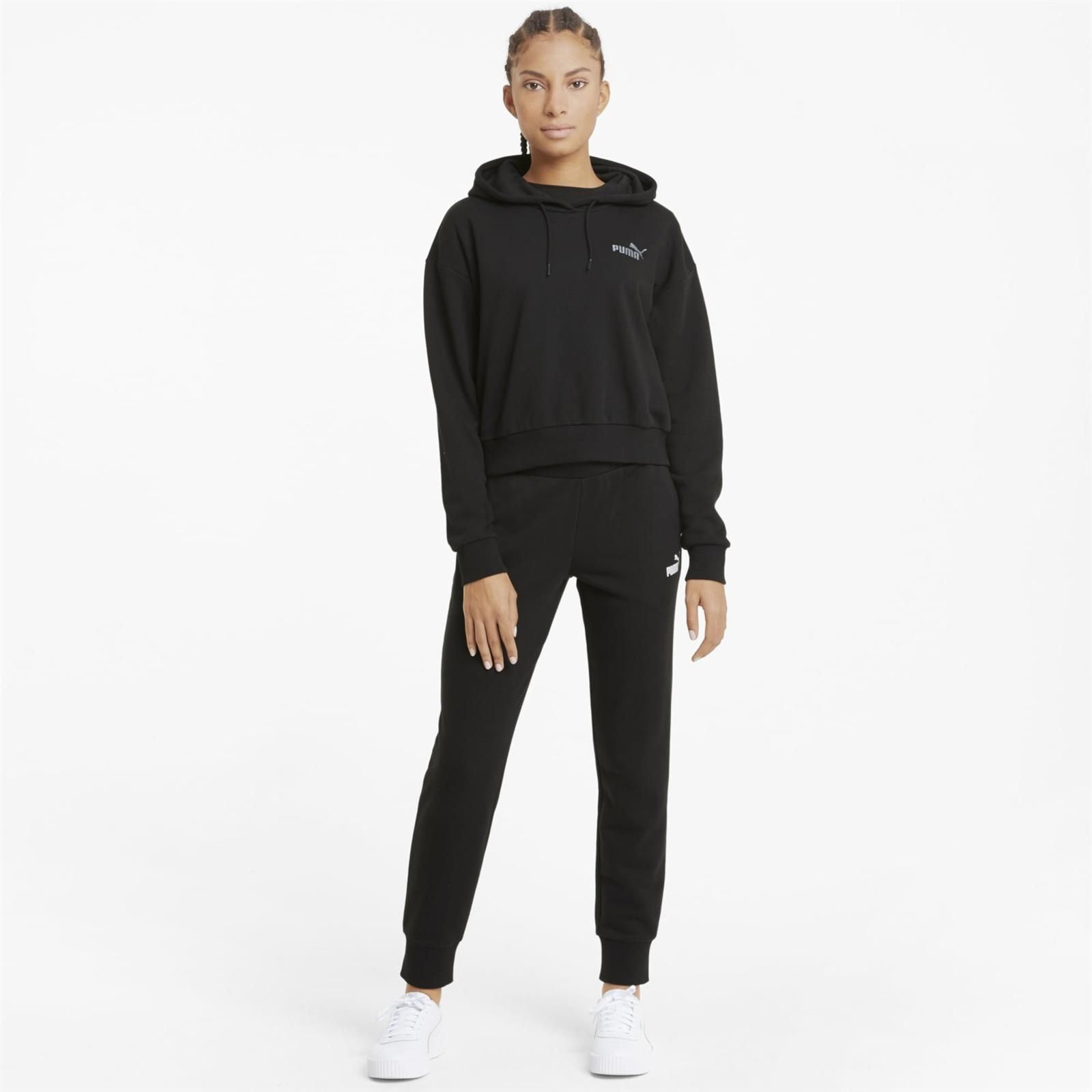 Puma Spodnie Dresowe Damskie Core Czarne 58684201 - zdjęcie 3 Puma Spodnie Dresowe Damskie Core Czarne 58684201